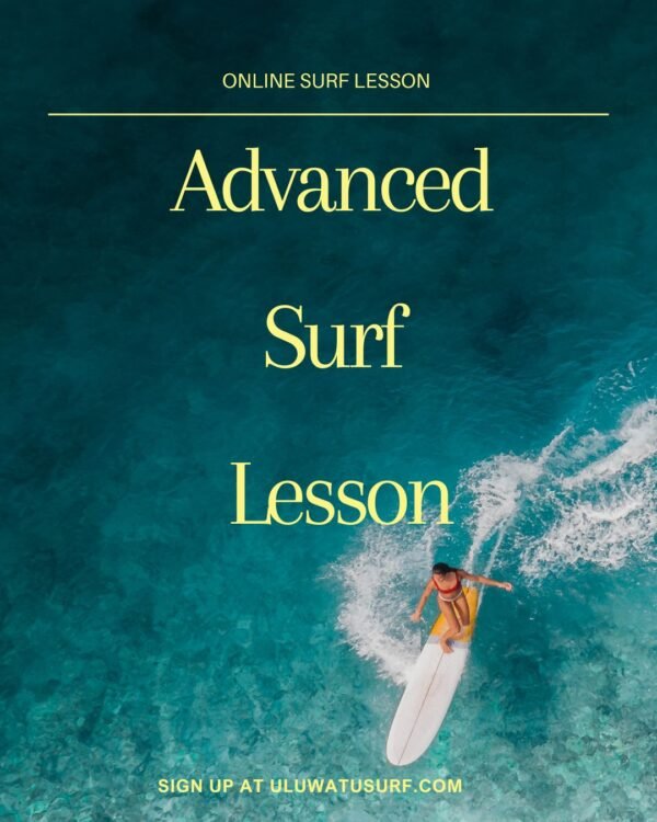 advanced surf lesson uluwatu